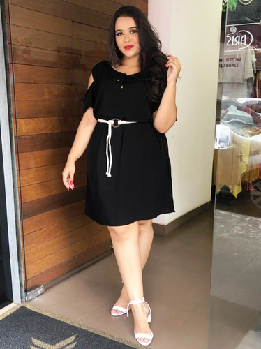 Vestido Plus Size de Viscose